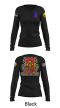 2nd battalion 14th infantry regiment 17334538 Women's Long Sleeve V-neck Shirt - 39