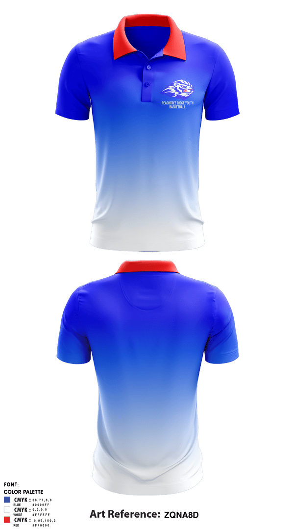 Short Sleeve Performance Polo, Peachtree Ridge Youth Athletic Association, Men's Basketball, Teamtime, Team time, sublimation, custom sports apparel, team uniforms, spirit wear, spiritwear, sports uniforms, custom shirts, team store, custom team store, fundraiser sports, apparel fundraiser
