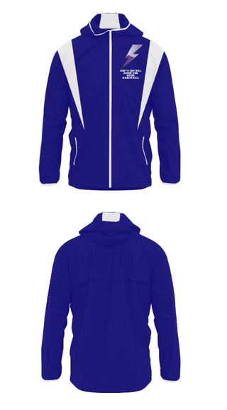 Windbreaker, North Central Junior High School Basketball, Men's Basketball, Teamtime, Team time, sublimation, custom sports apparel, team uniforms, spirit wear, spiritwear, sports uniforms, custom shirts, team store, custom team store, fundraiser sports, apparel fundraiser