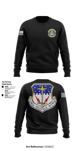 Crew Neck Sweatshirt, 341st SFS, Air Force, Teamtime, Team time, sublimation, custom sports apparel, team uniforms, spirit wear, spiritwear, sports uniforms, custom shirts, team store, custom team store, fundraiser sports, apparel fundraiser