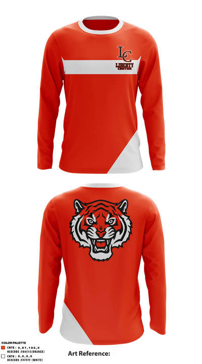 Liberty Center Middle School 17702525 Long Sleeve Performance Shirt - 1
