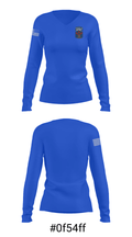 593D ESC HHC 9880984 Women's Long Sleeve V-neck Shirt - 35