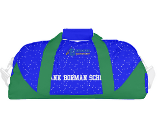 Duffle Bag, Frank Borman School, Spirit Store, Teamtime, Team time, sublimation, custom sports apparel, team uniforms, spirit wear, spiritwear, sports uniforms, custom shirts, team store, custom team store, fundraiser sports, apparel fundraiser