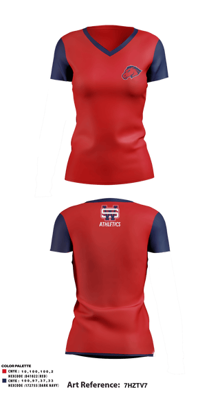 Women's Short Sleeve Vneck Shirt, University of the Southwest Baseball, Baseball, Teamtime, Team time, sublimation, custom sports apparel, team uniforms, spirit wear, spiritwear, sports uniforms, custom shirts, team store, custom team store, fundraiser sports, apparel fundraiser