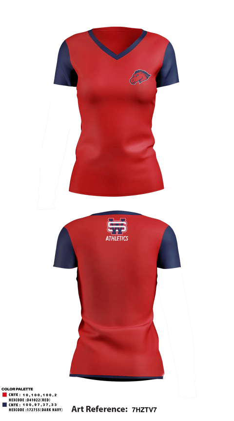 Women's Short Sleeve Vneck Shirt, University of the Southwest Baseball, Baseball, Teamtime, Team time, sublimation, custom sports apparel, team uniforms, spirit wear, spiritwear, sports uniforms, custom shirts, team store, custom team store, fundraiser sports, apparel fundraiser