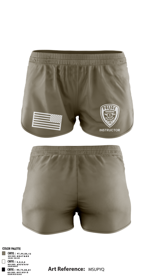 Ranger Panties, Richmond Police, Police, Teamtime, Team time, sublimation, custom sports apparel, team uniforms, spirit wear, spiritwear, sports uniforms, custom shirts, team store, custom team store, fundraiser sports, apparel fundraiser