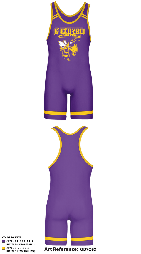 Wrestling Singlet, C E Byrd High School Wrestling, Wrestling, Teamtime, Team time, sublimation, custom sports apparel, team uniforms, spirit wear, spiritwear, sports uniforms, custom shirts, team store, custom team store, fundraiser sports, apparel fundraiser