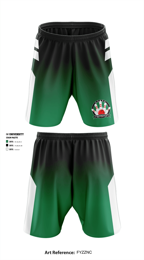 Athletic Shorts With Pockets, Greeneville Bowling, Bowling, Teamtime, Team time, sublimation, custom sports apparel, team uniforms, spirit wear, spiritwear, sports uniforms, custom shirts, team store, custom team store, fundraiser sports, apparel fundraiser