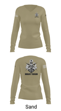 744 Night Train 26449981 Women's Long Sleeve V-neck Shirt - 42