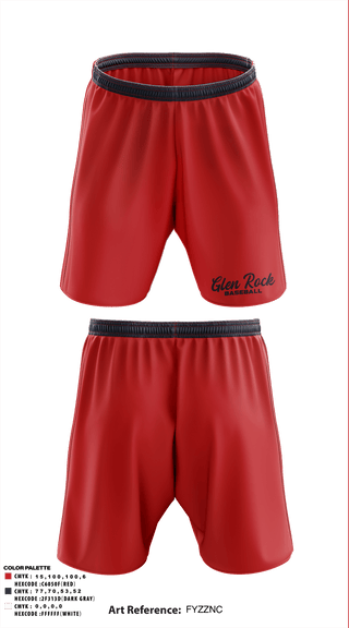 Athletic Shorts With Pockets, Glen Rock Panthers 12U, Baseball, Teamtime, Team time, sublimation, custom sports apparel, team uniforms, spirit wear, spiritwear, sports uniforms, custom shirts, team store, custom team store, fundraiser sports, apparel fundraiser