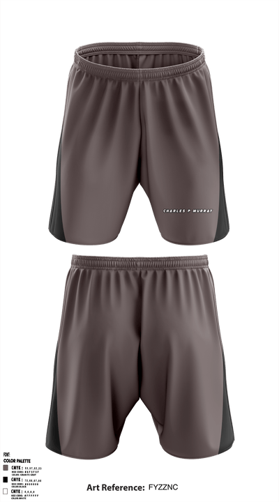 Charles P Murray Middle School 51035099 Athletic Shorts With Pockets - 1