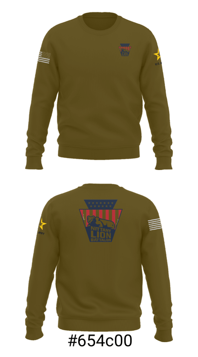Nittany Lion Battalion 19698812 Crew Neck Sweatshirt - 7