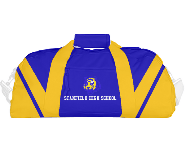 Duffle Bag, Stanfield High School, Spirit Store, Teamtime, Team time, sublimation, custom sports apparel, team uniforms, spirit wear, spiritwear, sports uniforms, custom shirts, team store, custom team store, fundraiser sports, apparel fundraiser