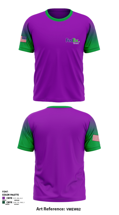 FedEx Ground 74898135 Short Sleeve Performance Shirt - 1