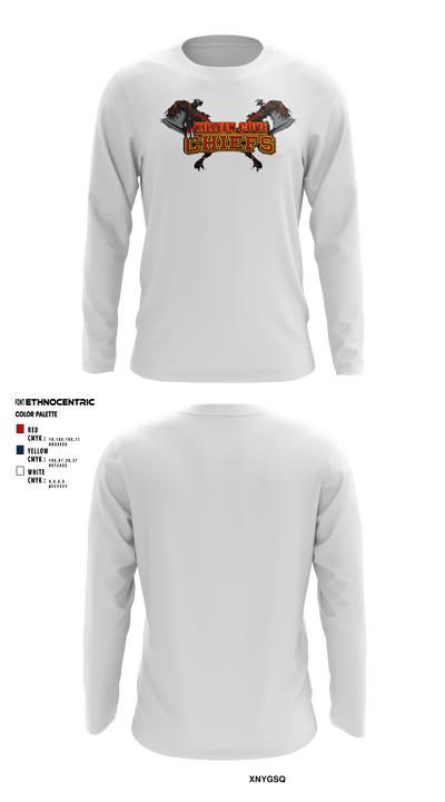 Copperas Chiefs 93621258 Long Sleeve Performance Shirt - 6