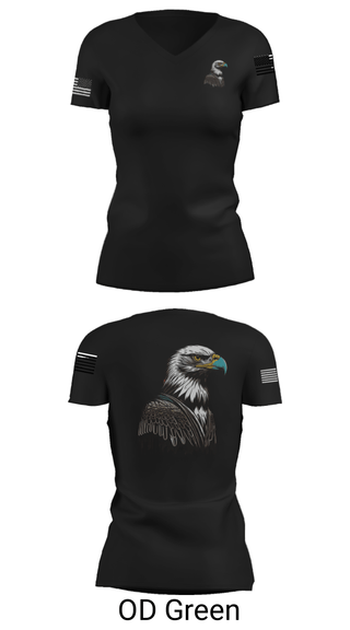 Women's Short Sleeve Vneck Shirt, , Air Force, Teamtime, Team time, sublimation, custom sports apparel, team uniforms, spirit wear, spiritwear, sports uniforms, custom shirts, team store, custom team store, fundraiser sports, apparel fundraiser