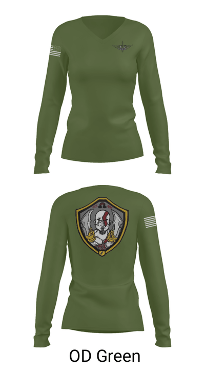 160th SOAR 82745757 Women's Long Sleeve V-neck Shirt - 40