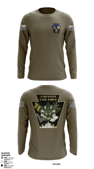 Long Sleeve Performance Shirt, Narcotics, Police, Teamtime, Team time, sublimation, custom sports apparel, team uniforms, spirit wear, spiritwear, sports uniforms, custom shirts, team store, custom team store, fundraiser sports, apparel fundraiser