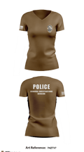POLICE CRIMINAL INVESTIGATIONS DIVISION 56633419 Women's Short Sleeve V-neck Shirt - 4