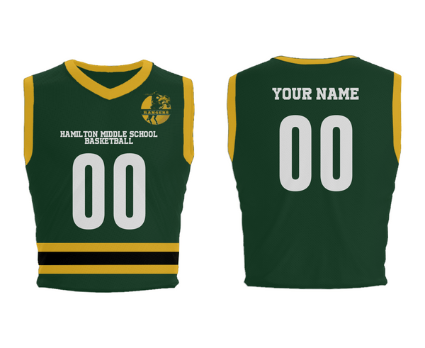 Mens Basketball Jersey, Hamilton Middle School Basketball, Women's Basketball, Teamtime, Team time, sublimation, custom sports apparel, team uniforms, spirit wear, spiritwear, sports uniforms, custom shirts, team store, custom team store, fundraiser sports, apparel fundraiser
