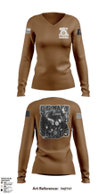 Engineman 52305077 Women's Long Sleeve V-neck Shirt - 2