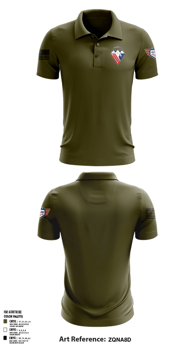 VetVantage Home Services 35667030 Short Sleeve Performance Polo - 42