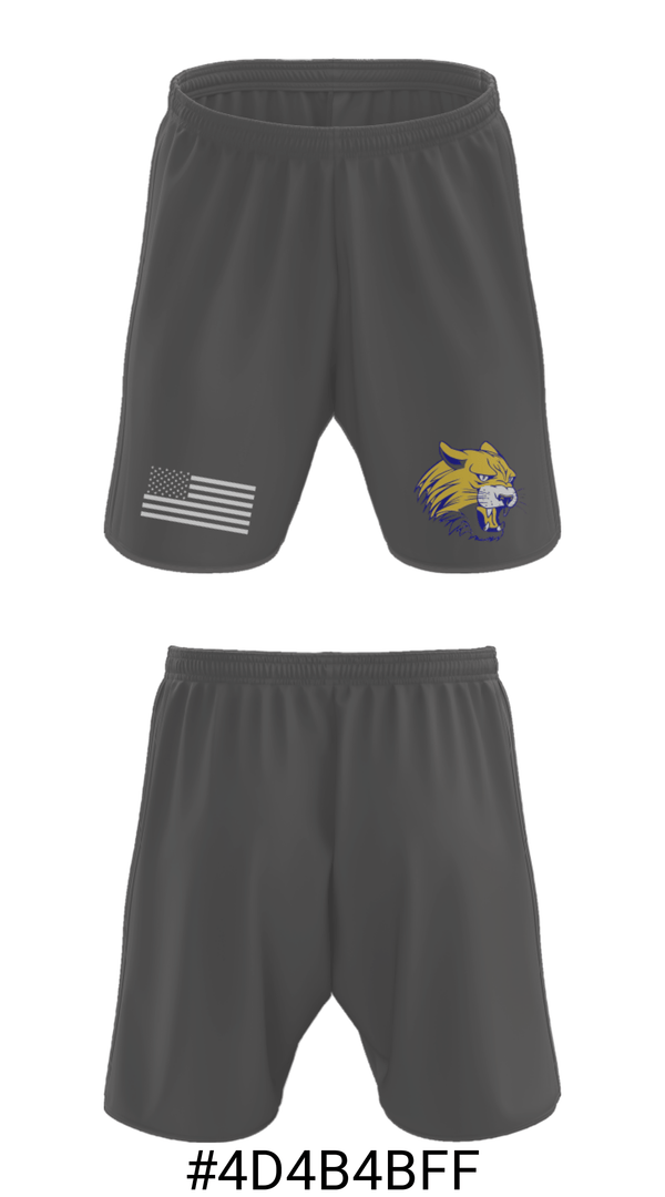 Athletic Shorts With Pockets, Saint Paul High School Cheer, Cheer, Teamtime, Team time, sublimation, custom sports apparel, team uniforms, spirit wear, spiritwear, sports uniforms, custom shirts, team store, custom team store, fundraiser sports, apparel fundraiser