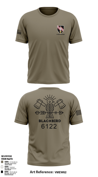 Bco 1/54th SFAB 95205956 Short Sleeve Performance Shirt - 7