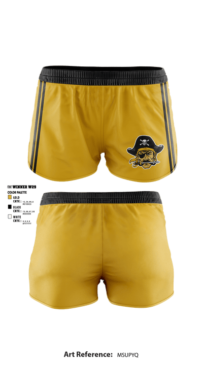 Pleasant Hope R-6 High School Volleyball 41234136 Women's Shorts - 1