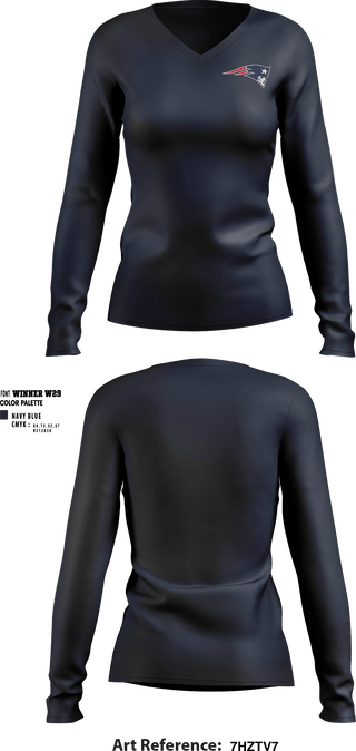 Women's Long Sleeve Vneck Shirt, Parkway South High School, Spirit Store, Teamtime, Team time, sublimation, custom sports apparel, team uniforms, spirit wear, spiritwear, sports uniforms, custom shirts, team store, custom team store, fundraiser sports, apparel fundraiser
