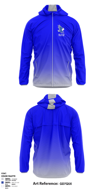 Los Altos High School Wrestling 82261589 Windbreaker - 1