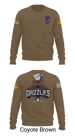 Crew Neck Sweatshirt, , Army, Teamtime, Team time, sublimation, custom sports apparel, team uniforms, spirit wear, spiritwear, sports uniforms, custom shirts, team store, custom team store, fundraiser sports, apparel fundraiser
