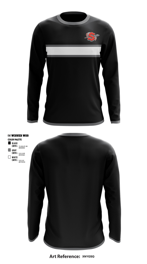 Long Sleeve Performance Shirt, Sandwich High School, Spirit Store, Teamtime, Team time, sublimation, custom sports apparel, team uniforms, spirit wear, spiritwear, sports uniforms, custom shirts, team store, custom team store, fundraiser sports, apparel fundraiser