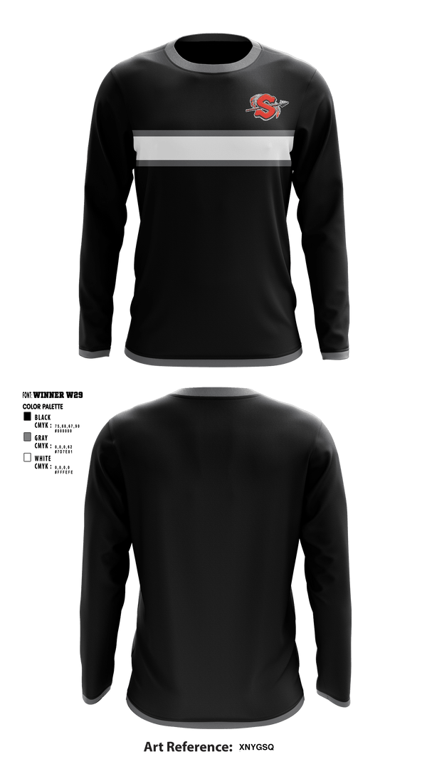 Long Sleeve Performance Shirt, Sandwich High School, Spirit Store, Teamtime, Team time, sublimation, custom sports apparel, team uniforms, spirit wear, spiritwear, sports uniforms, custom shirts, team store, custom team store, fundraiser sports, apparel fundraiser