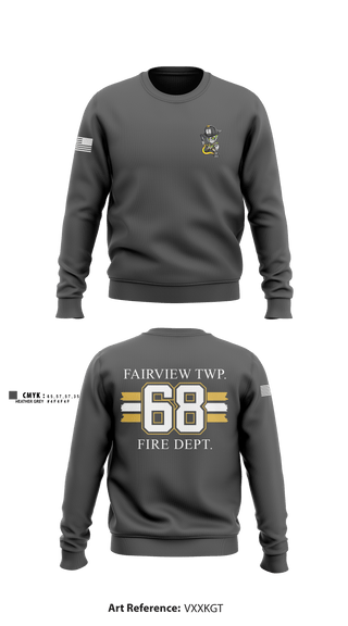 Crew Neck Sweatshirt, , Fire Department, Teamtime, Team time, sublimation, custom sports apparel, team uniforms, spirit wear, spiritwear, sports uniforms, custom shirts, team store, custom team store, fundraiser sports, apparel fundraiser