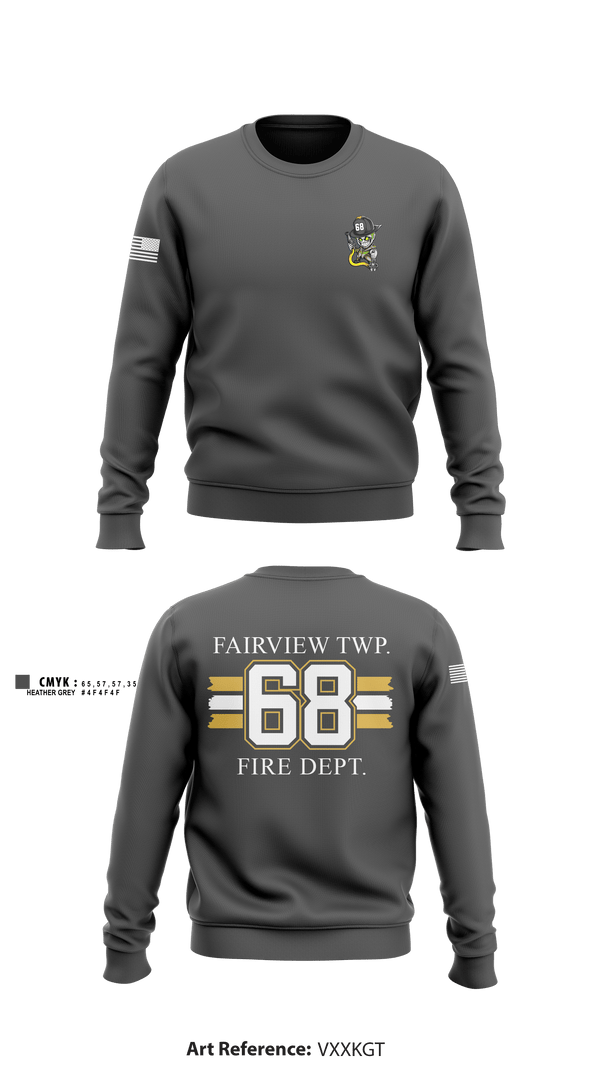 Crew Neck Sweatshirt, , Fire Department, Teamtime, Team time, sublimation, custom sports apparel, team uniforms, spirit wear, spiritwear, sports uniforms, custom shirts, team store, custom team store, fundraiser sports, apparel fundraiser