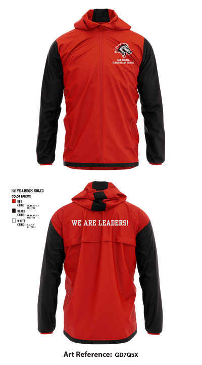 San Miguel Elementary School 5309067 Windbreaker - 1