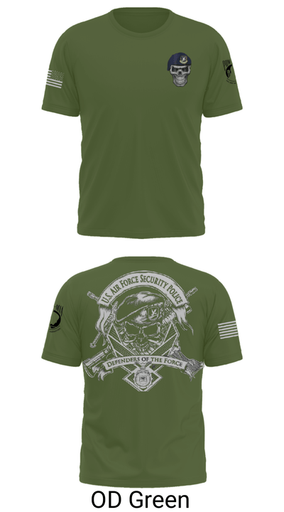 122d Security Forces Squadron 67227139 Short Sleeve Performance Shirt - 34