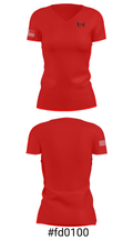 Hibriten High School Wrestling 33577062 Women's Short Sleeve V-neck Shirt - 21