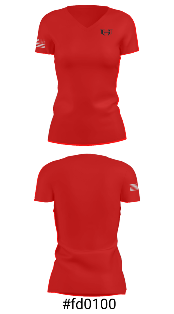 Women's Short Sleeve Vneck Shirt, Hibriten High School Wrestling, Wrestling, Teamtime, Team time, sublimation, custom sports apparel, team uniforms, spirit wear, spiritwear, sports uniforms, custom shirts, team store, custom team store, fundraiser sports, apparel fundraiser