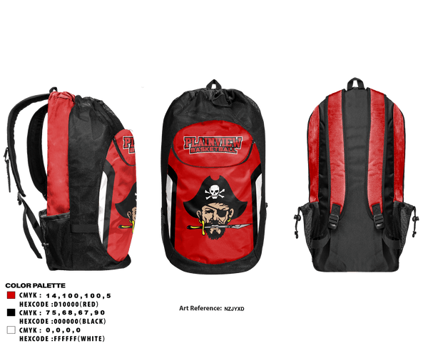 Gear Bag, Plainview High School Basketball, Women's Basketball, Teamtime, Team time, sublimation, custom sports apparel, team uniforms, spirit wear, spiritwear, sports uniforms, custom shirts, team store, custom team store, fundraiser sports, apparel fundraiser