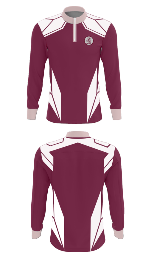 Quarter Zip Jacket, Leonia High School Basketball, Men's Basketball, Teamtime, Team time, sublimation, custom sports apparel, team uniforms, spirit wear, spiritwear, sports uniforms, custom shirts, team store, custom team store, fundraiser sports, apparel fundraiser