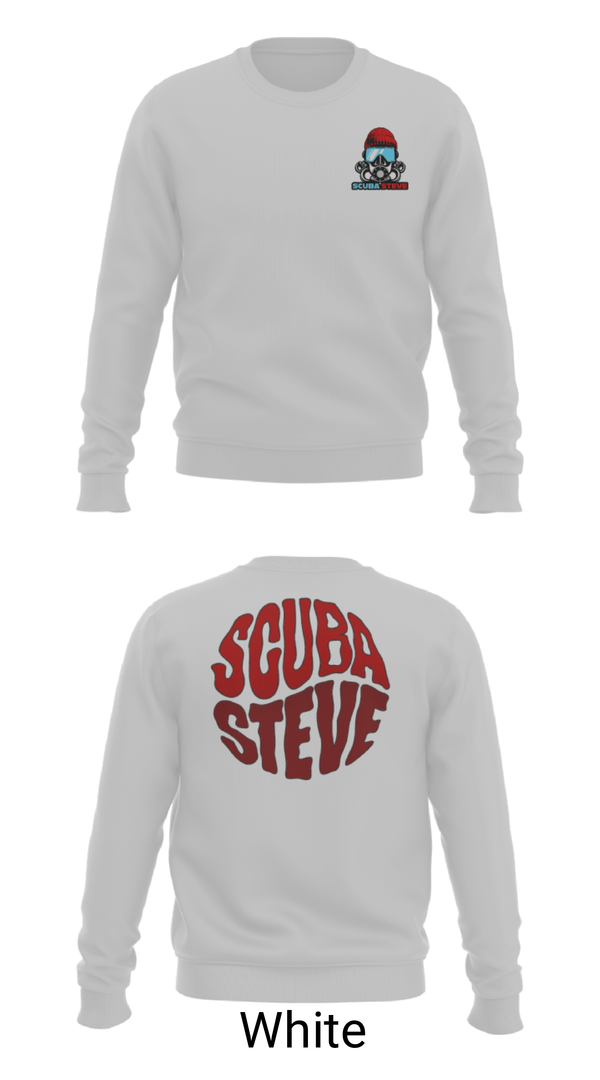 Crew Neck Sweatshirt, Scuba Steve, , Teamtime, Team time, sublimation, custom sports apparel, team uniforms, spirit wear, spiritwear, sports uniforms, custom shirts, team store, custom team store, fundraiser sports, apparel fundraiser