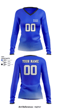 Antwerp Archers 64995589 Women's Long Sleeve V-neck Shirt - 1