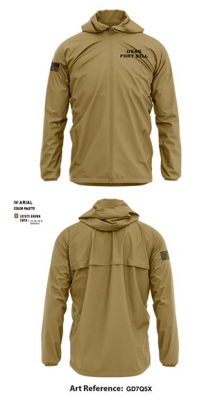Windbreaker, , Army, Teamtime, Team time, sublimation, custom sports apparel, team uniforms, spirit wear, spiritwear, sports uniforms, custom shirts, team store, custom team store, fundraiser sports, apparel fundraiser