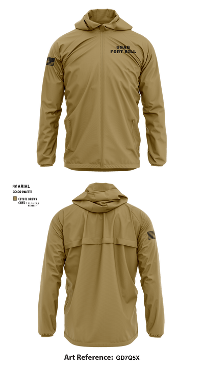 USAG Fort Sill 33635328 Windbreaker - 3