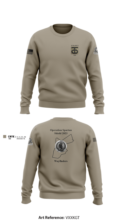 327th MCT 96493981 Crew Neck Sweatshirt - 1
