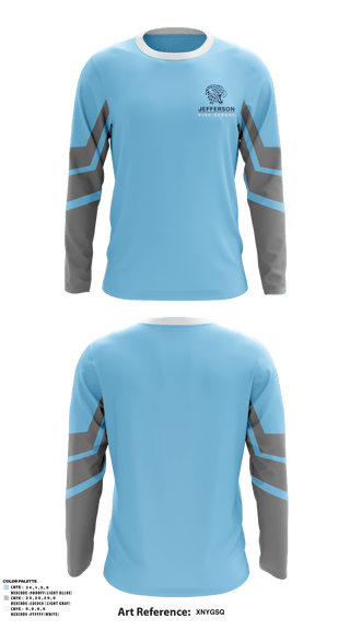 Long Sleeve Performance Shirt, Thomas Jefferson High School Lacrosse, Women's Lacrosse, Teamtime, Team time, sublimation, custom sports apparel, team uniforms, spirit wear, spiritwear, sports uniforms, custom shirts, team store, custom team store, fundraiser sports, apparel fundraiser