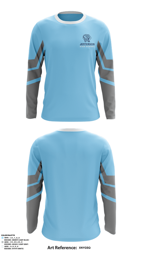 Long Sleeve Performance Shirt, Thomas Jefferson High School Lacrosse, Women's Lacrosse, Teamtime, Team time, sublimation, custom sports apparel, team uniforms, spirit wear, spiritwear, sports uniforms, custom shirts, team store, custom team store, fundraiser sports, apparel fundraiser
