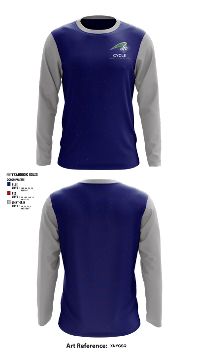 North Carolina Amateur Sports 80522235 Long Sleeve Performance Shirt - 1